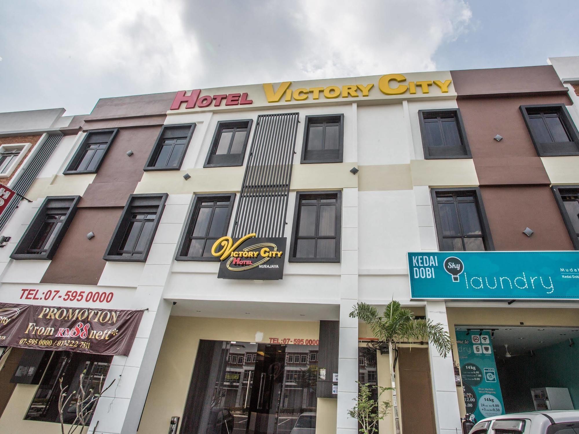 Hotel Zamburger Victory City Johor Bahru Dış mekan fotoğraf